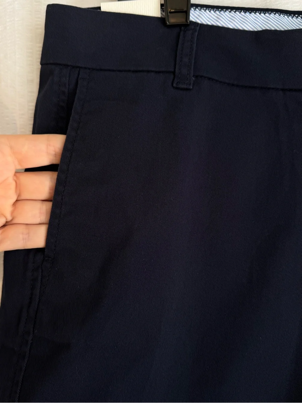 J. Crew Navy Chino Women's Shorts 7” inseam BNWT